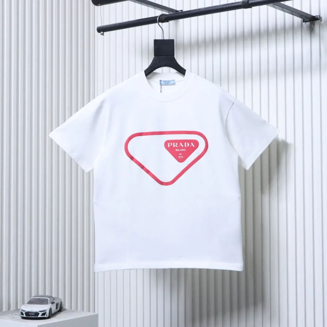 Triangle Logo Print T-Shirt
