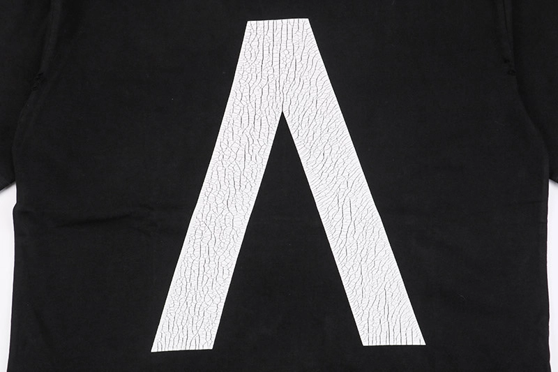 Balenciaga X Archive Inverted V Letter Music Print T-Shirt Reps