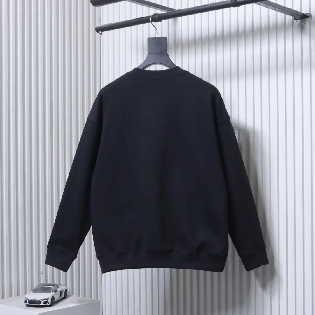 Back View Mcler Mini Logo Crew Neck Sweatshirt