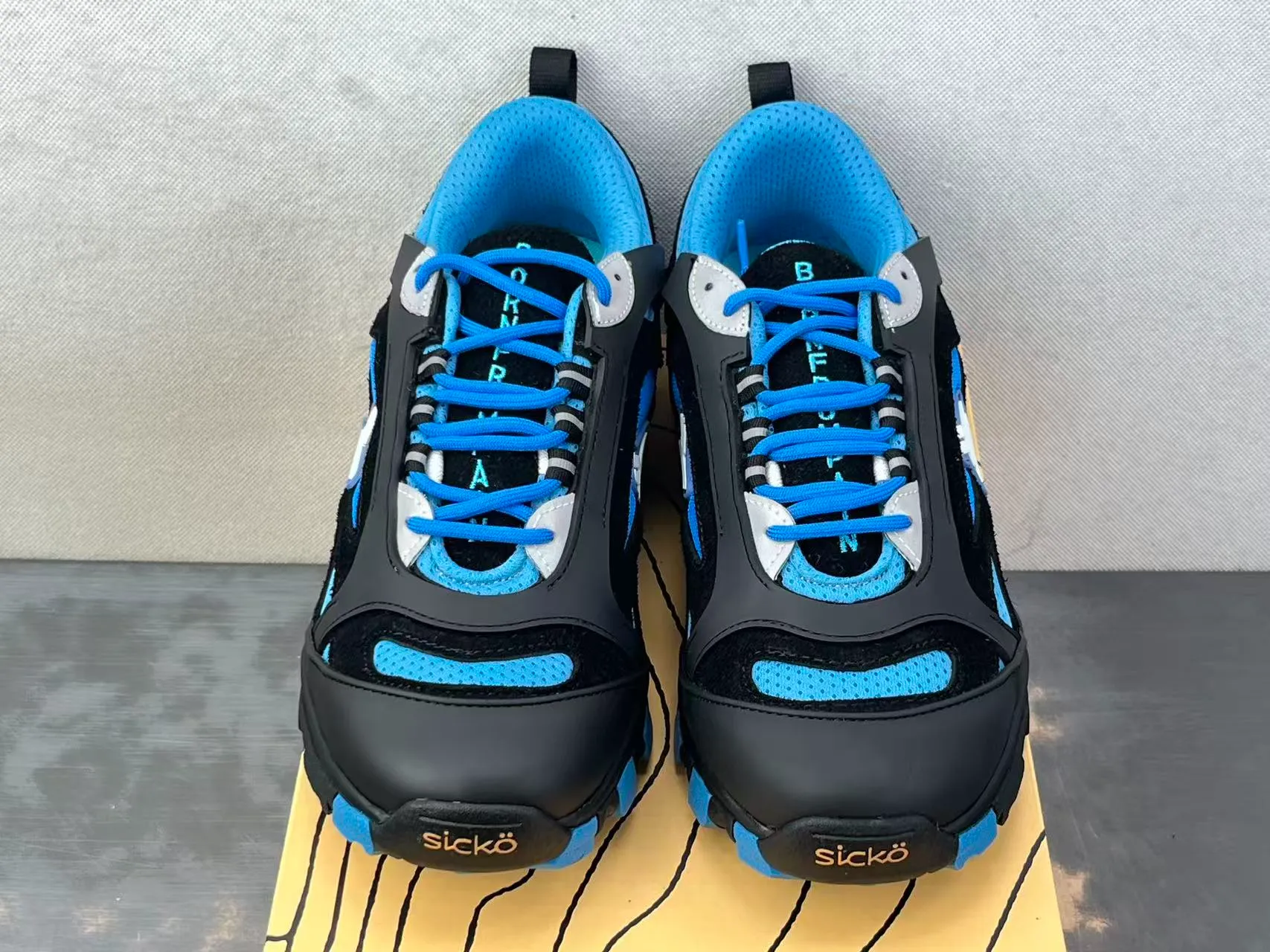 XV x SK Nitrous Blue Hiking Sneakers Profile View