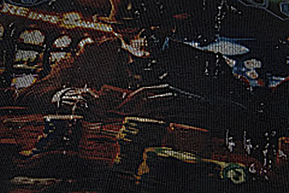 Printed graphic on the front of the clothes