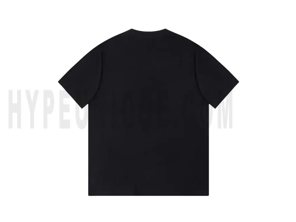 The front of the black clothes