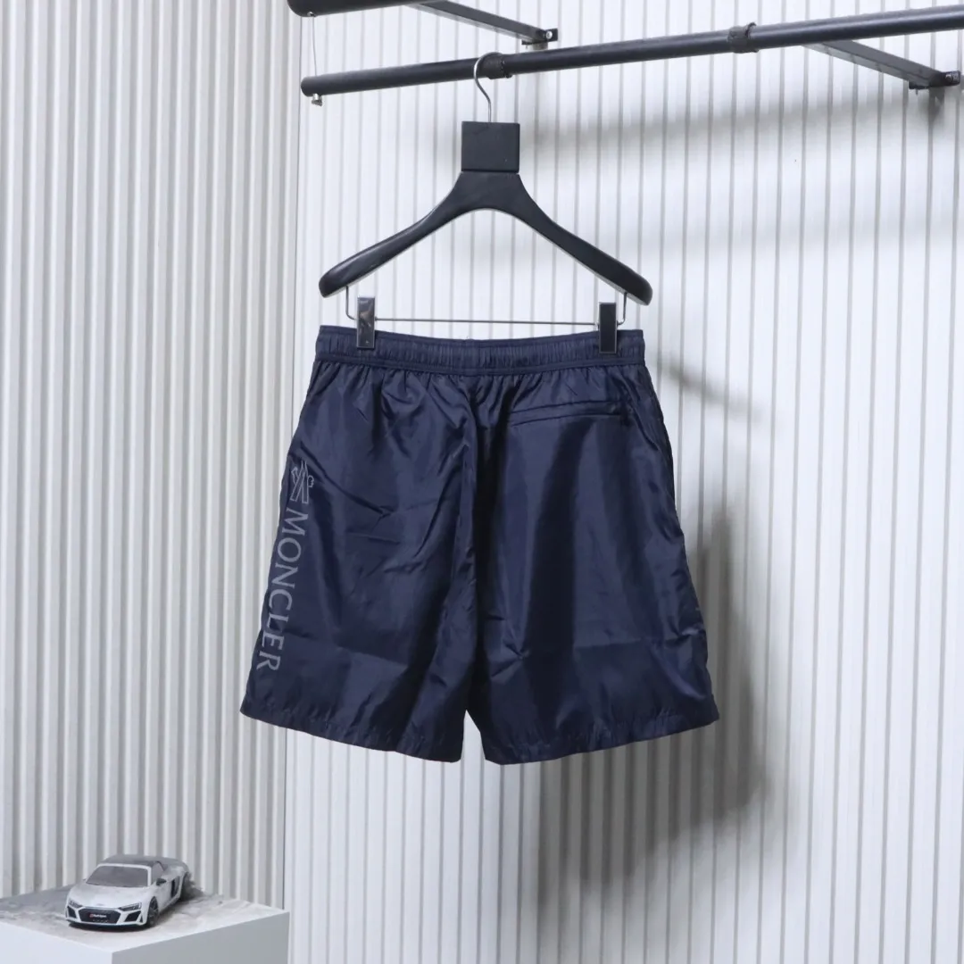 Back Mcler Reflective Logo Quick-Dry Nylon Shorts