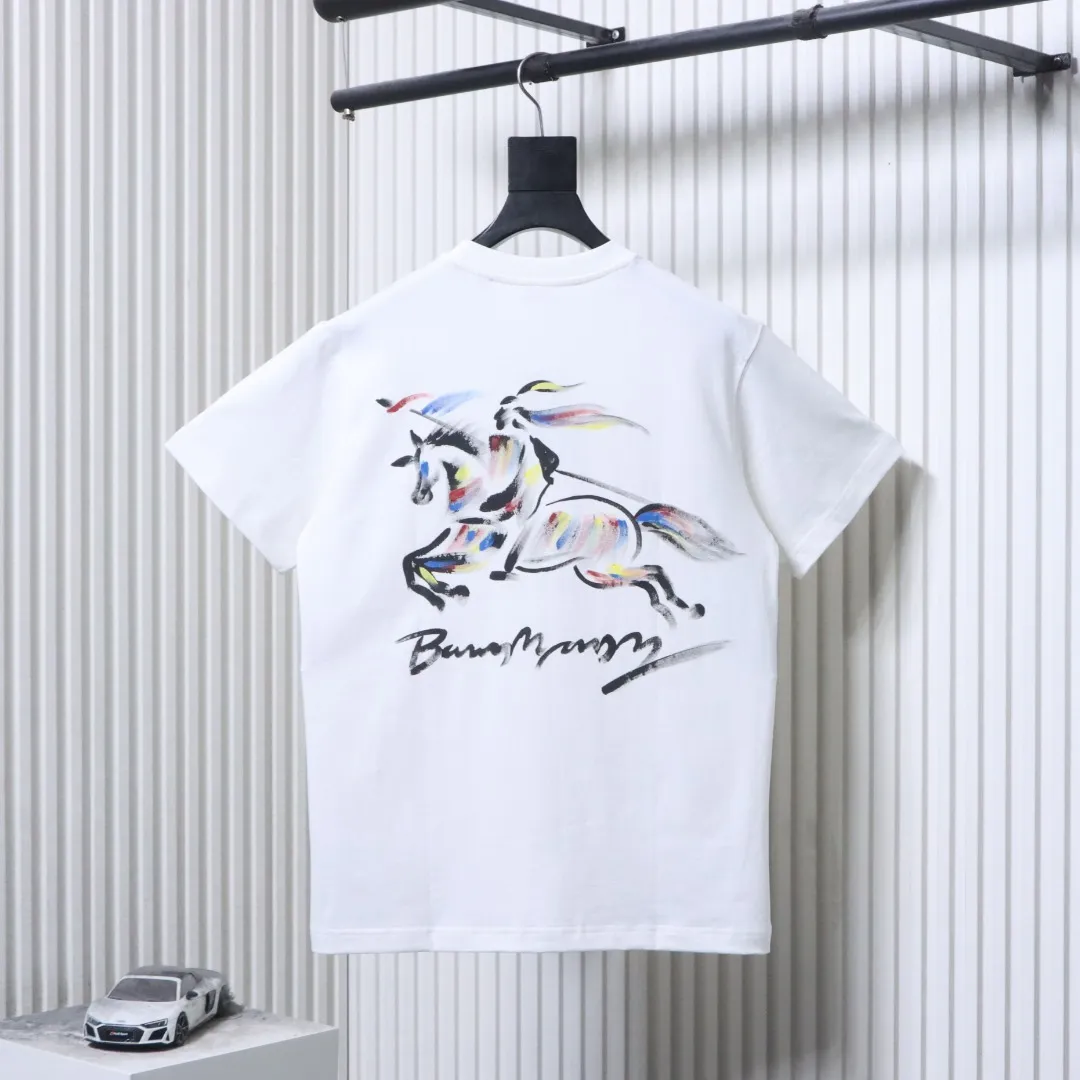 Back Watercolor Knight Inkjet Print T-Shirt