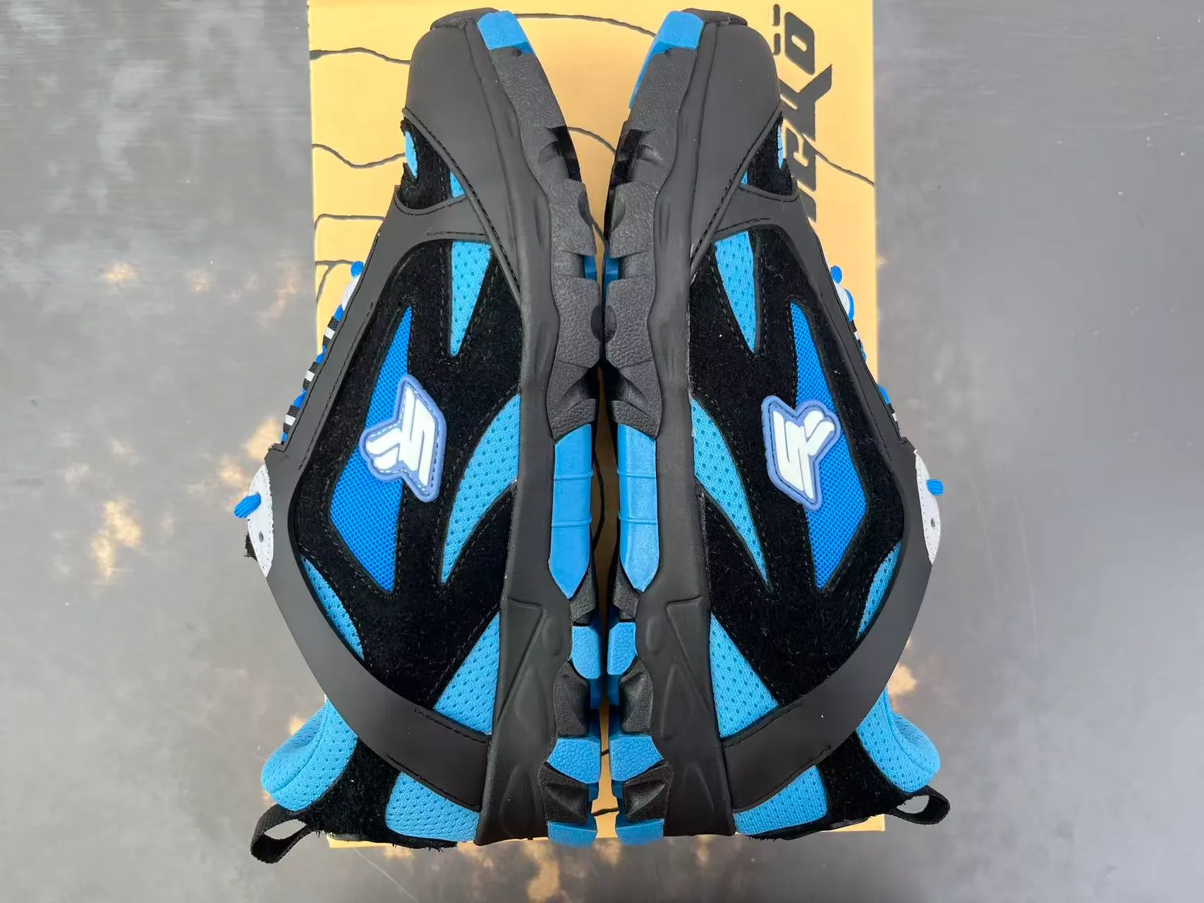 XV x SK Nitrous Blue Hiking Sneakers Pair Detail
