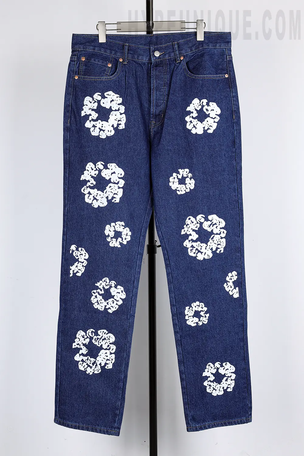 Denim Tears Kapok Print High Quality Jeans ‘Dark Blue’ Levis 501