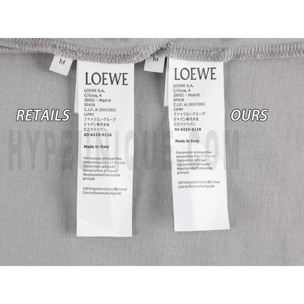 Washing Label Comparison Diagram