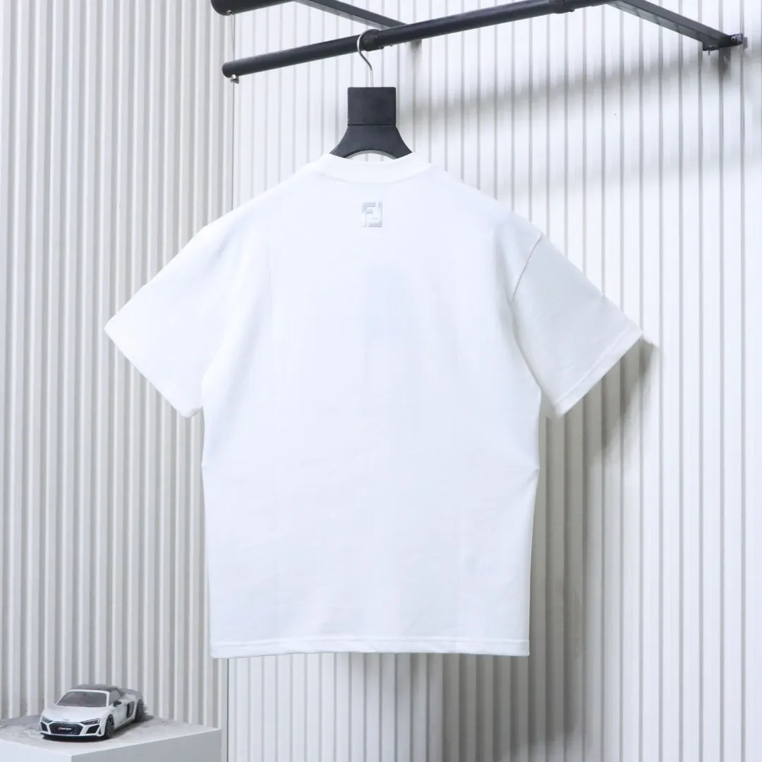 Back FF Square Embroidered T-Shirt