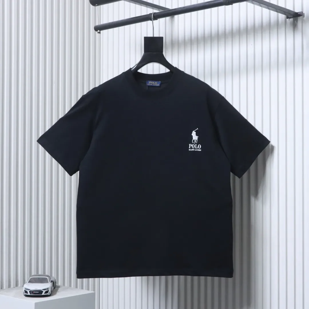 RL Lauren Big Pony Tatami Back Embroidery T-Shirt