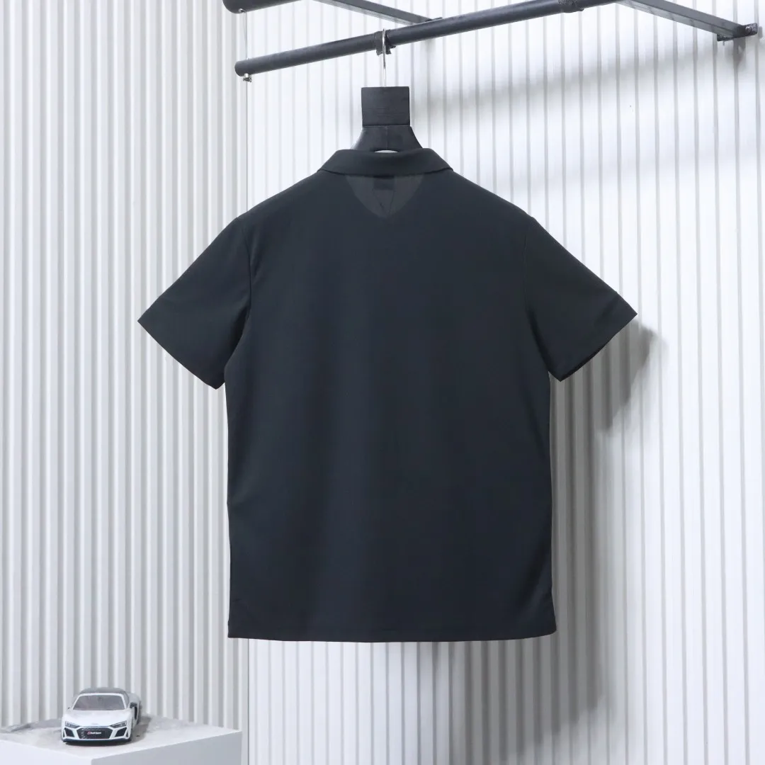 Back of KS Silicone Logo Polo T-Shirt