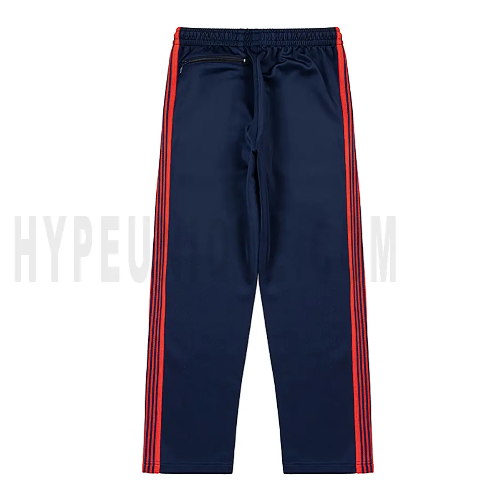 The back of the blue pants
