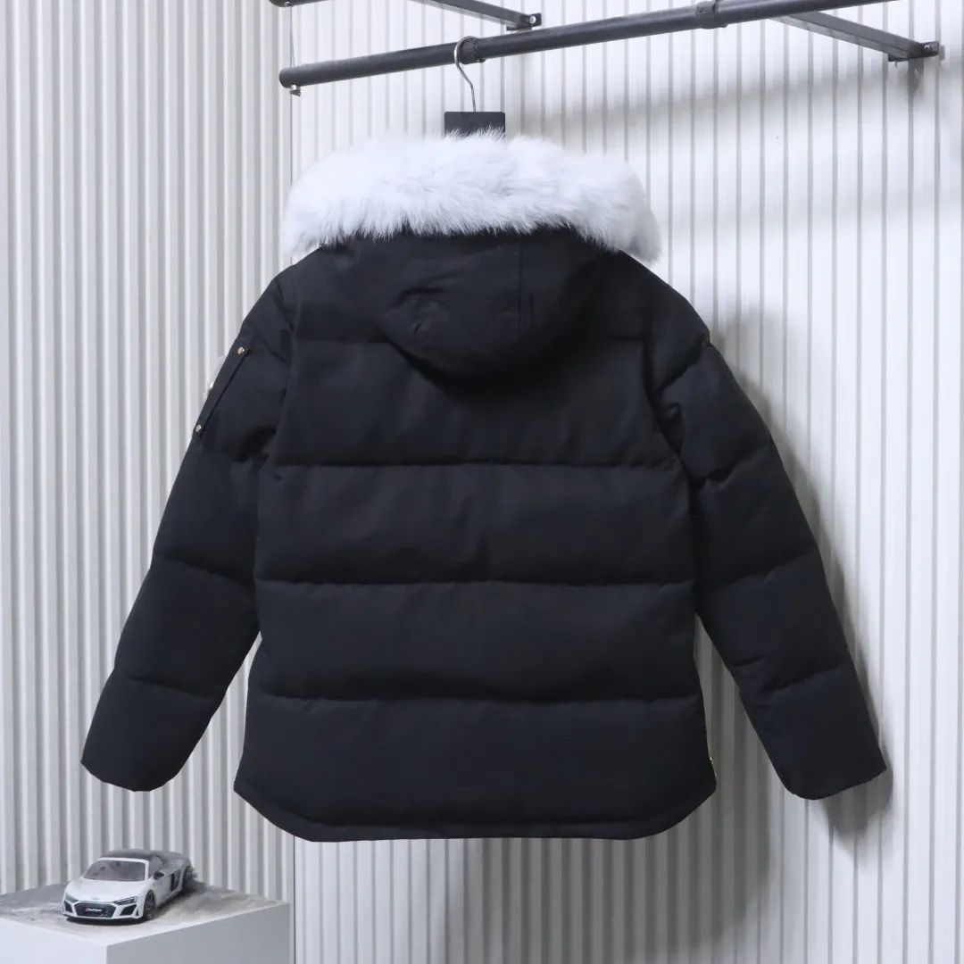 Back View M.K. Gold Scissors Women’s Fur Collar Down Jacket