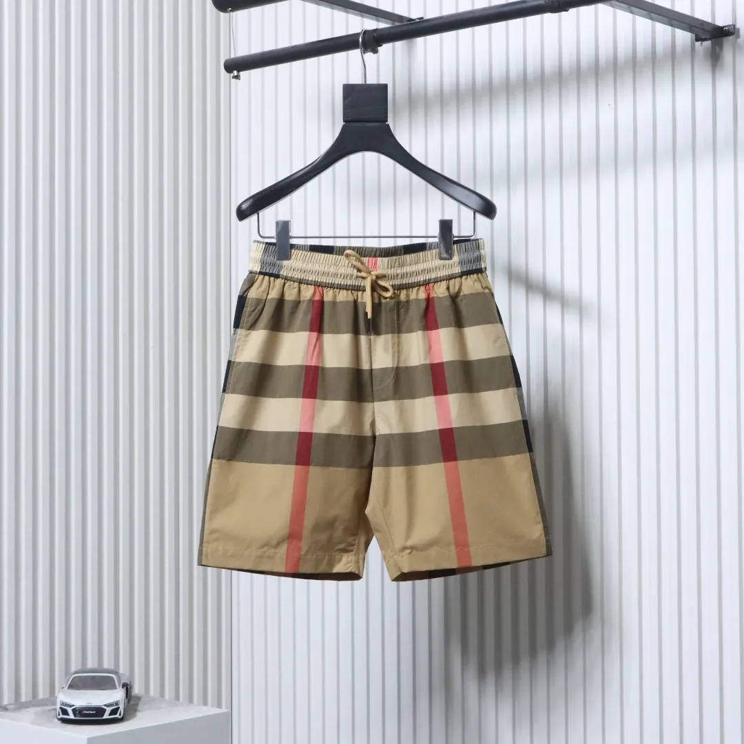 Back BBR Classic Striped Plaid Wide-Leg Shorts