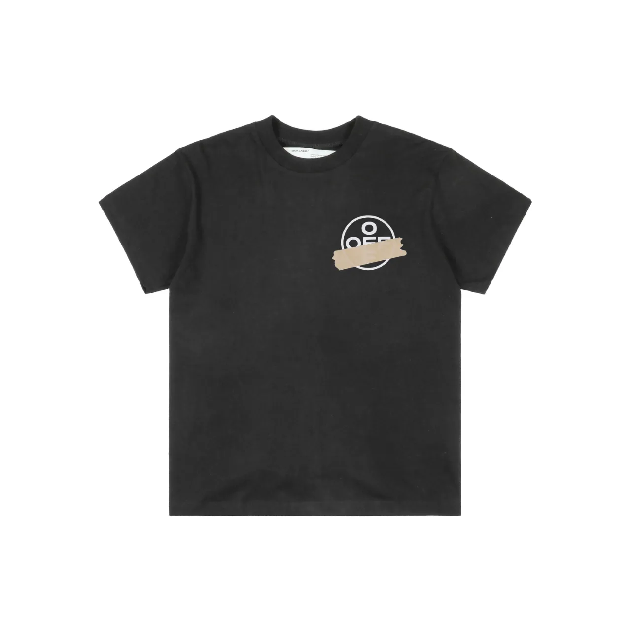 Off-White Yellow Glue Arrow Print T-Shirt