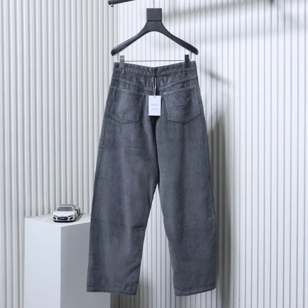 Back of BV Corduroy Wide-Leg Trousers