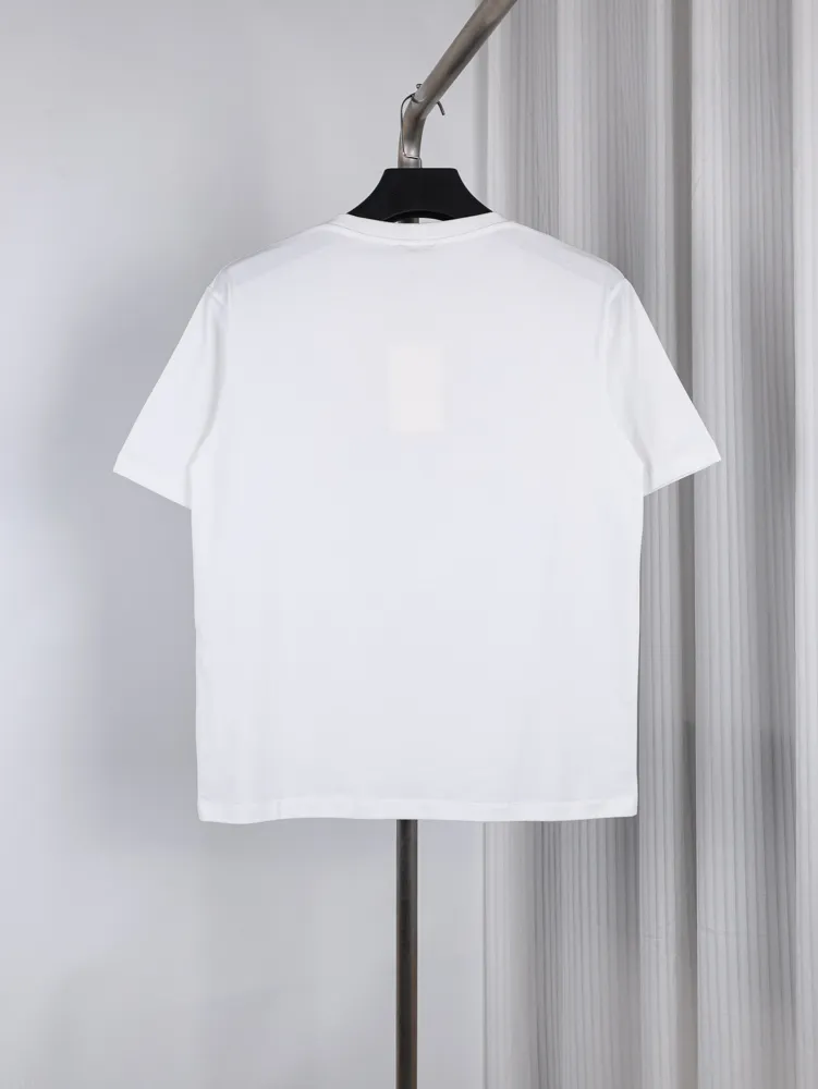 Back of Square Logo Cotton T-Shirt