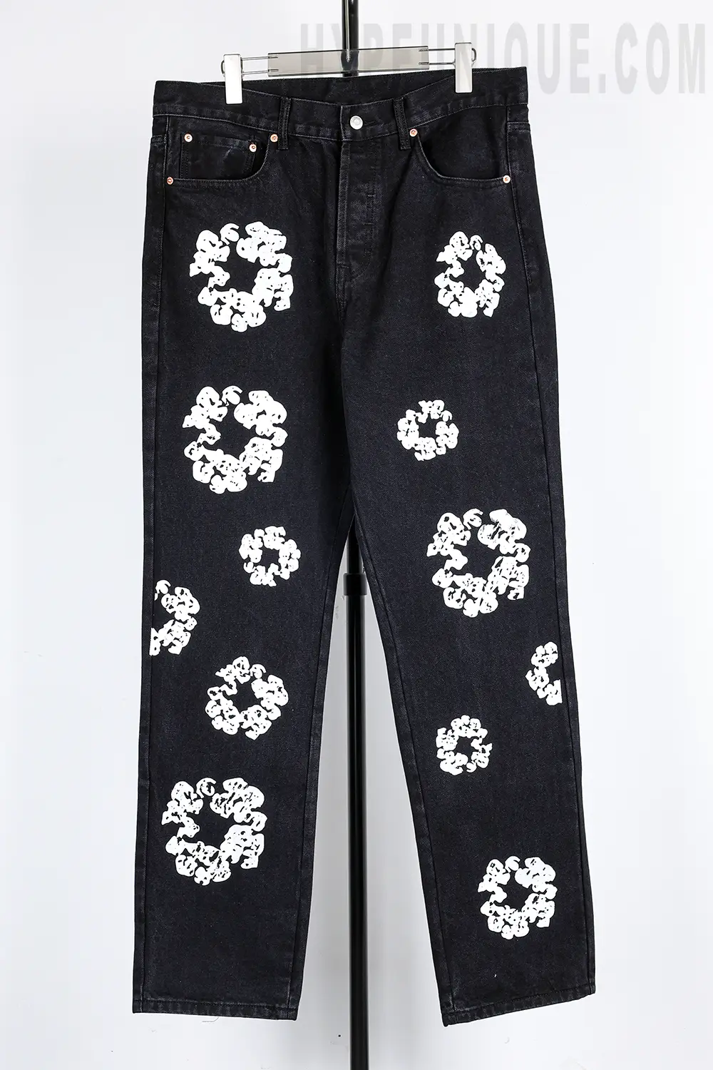 Denim Tears Kapok Print High Quality Jeans ‘Black’ Levis 501