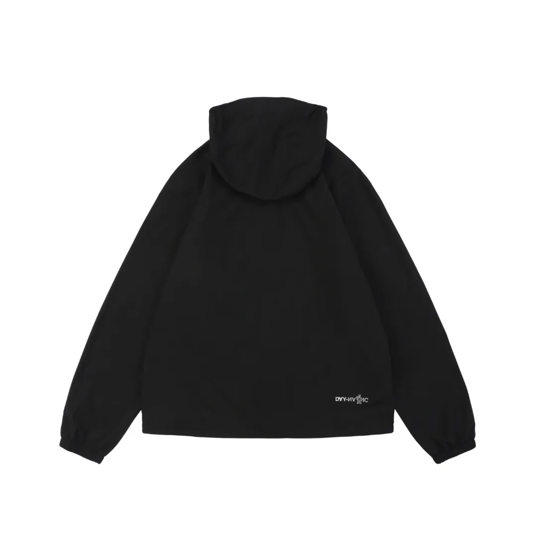 Back View Mcler Grenoble Seam-Sealed Hooded Windbreaker Jacket