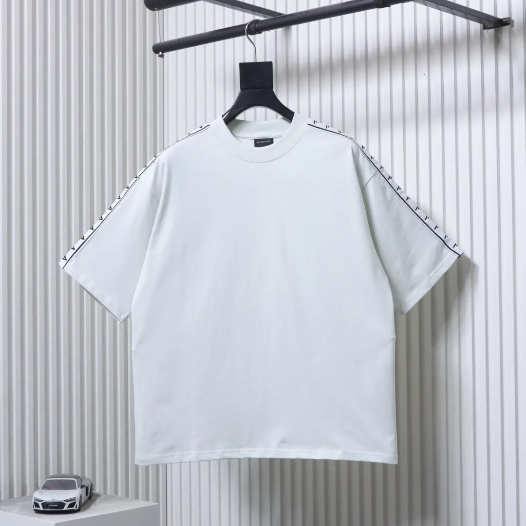 BLCG Jacquard Slogan T-Shirt Color White