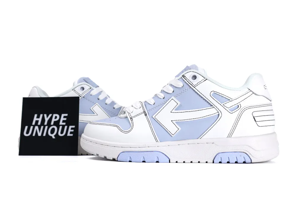 Off-White Out Of Office (OOO) Low-Top Sneakers “White Blue”
