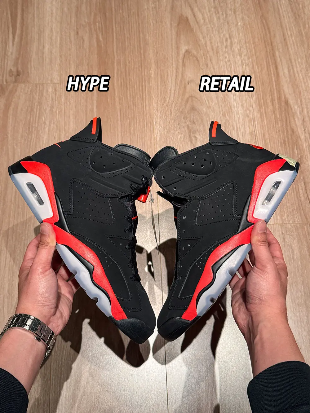 Front view of shoe opening and insole