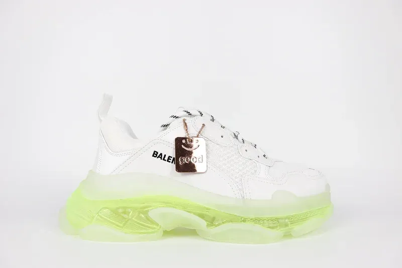 BALENCIAGA TRIPLE S SNEAKER-WHITE GREEN