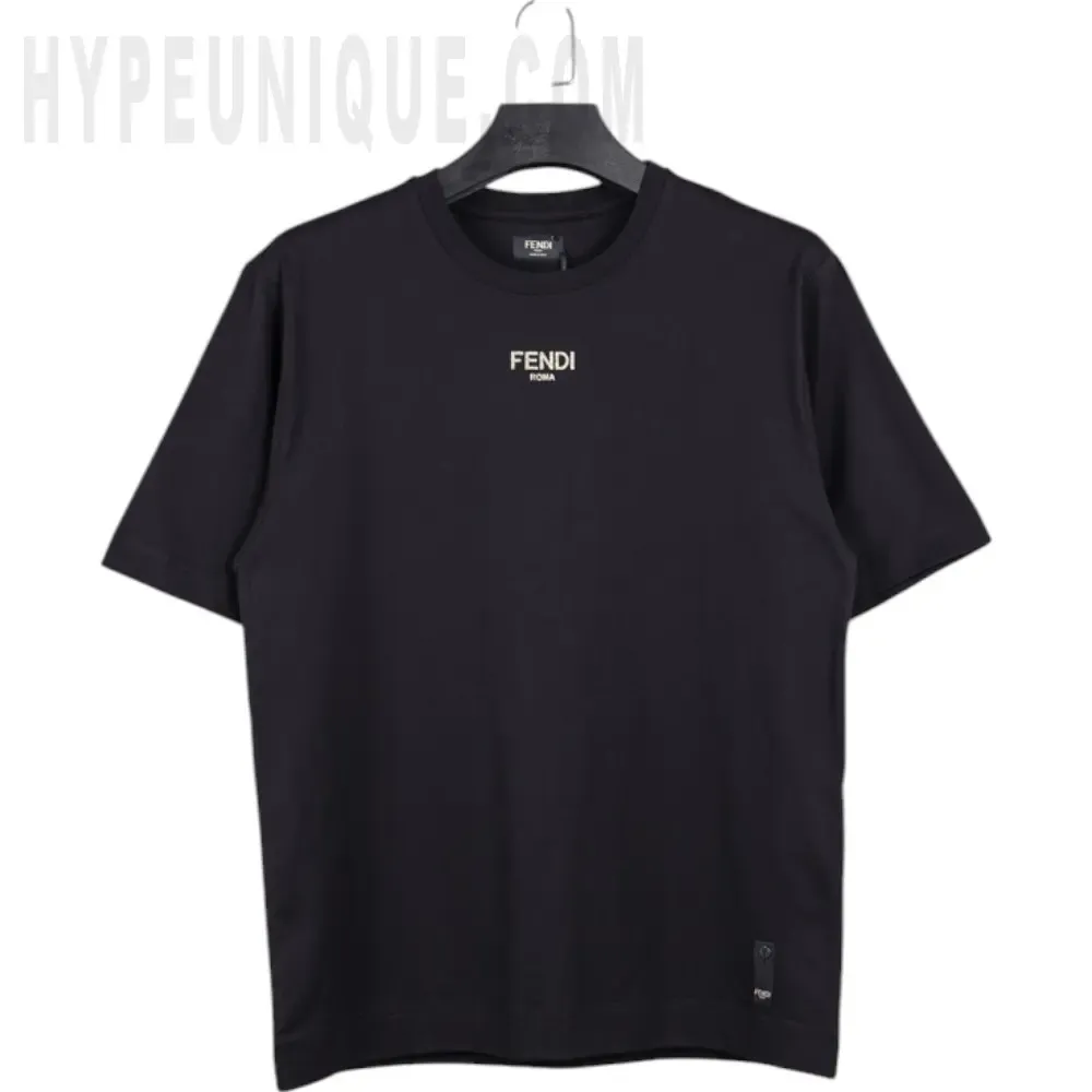 Black Cotton T-Shirt