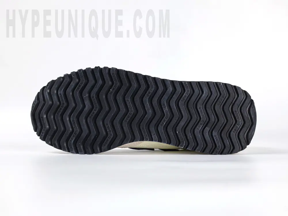 the black outsole