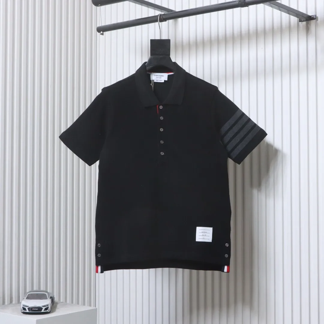 TB Classic Four-Stripe Polo T-Shirt