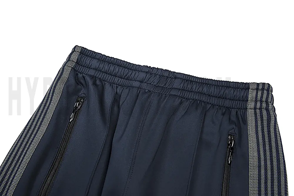 Back detail view of the blue pants