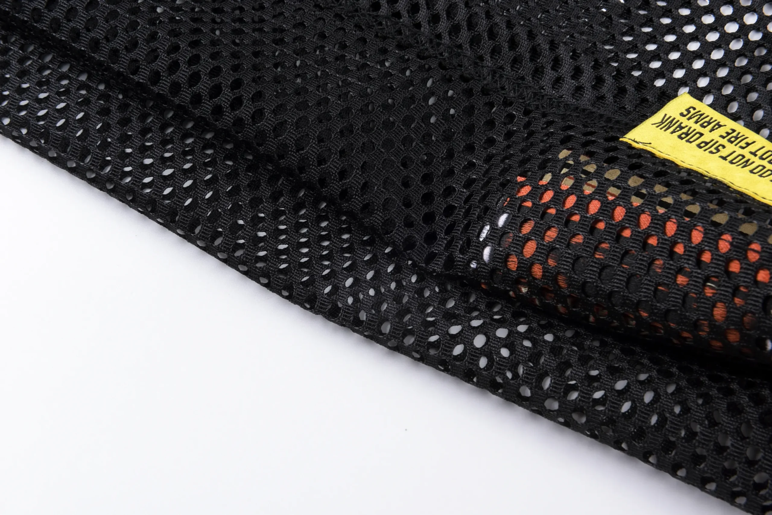 That's Awful Lot of Cough Syrup Letter Mesh T-shirt with hem detail. Showcasing its exquisite details.