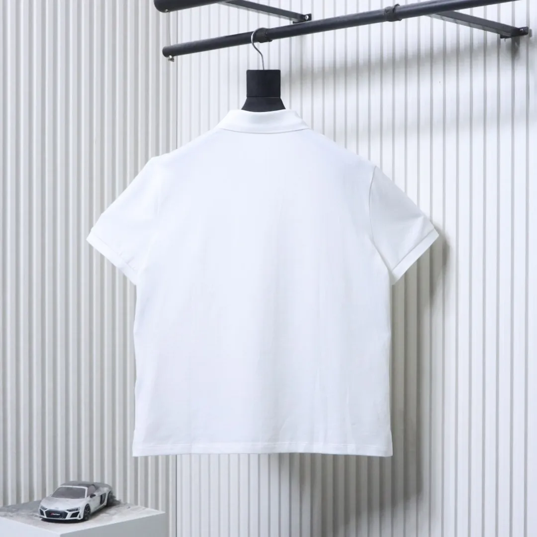 Back Arc de Triomphe Embroidered Piqué Polo T-Shirt