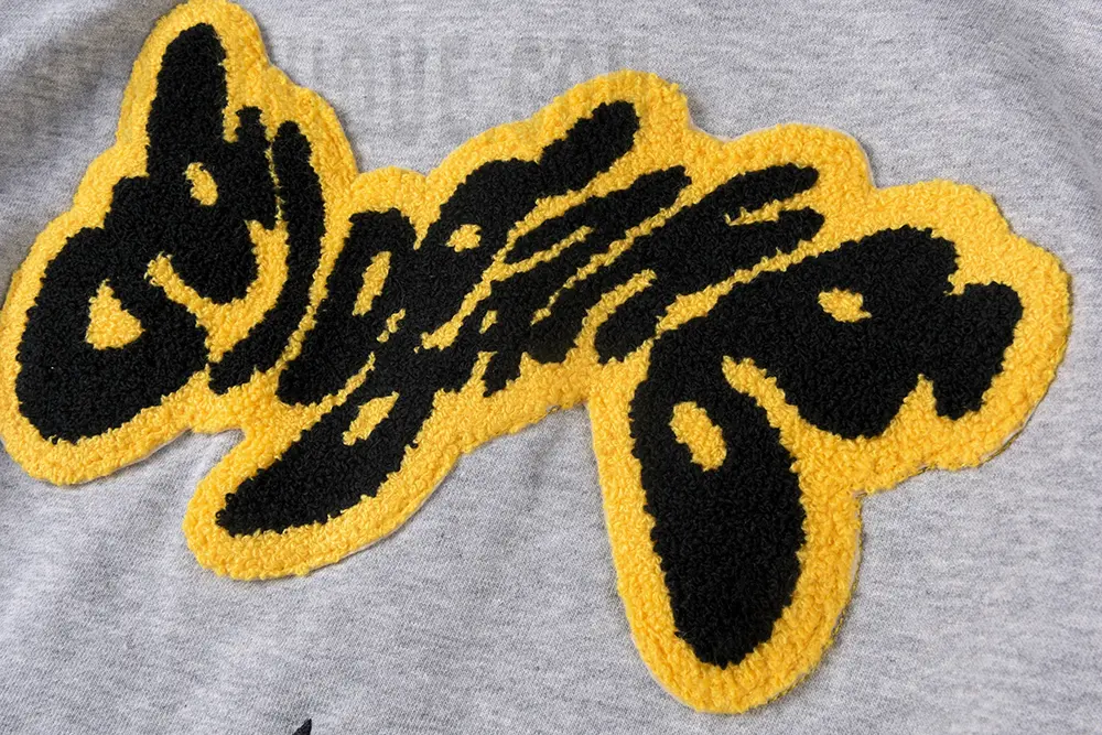 GloGang Four-Way Arrow Hoodie Embroidery Display