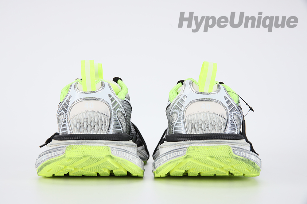 3XL Distressed Mesh and Rubber Sneakers