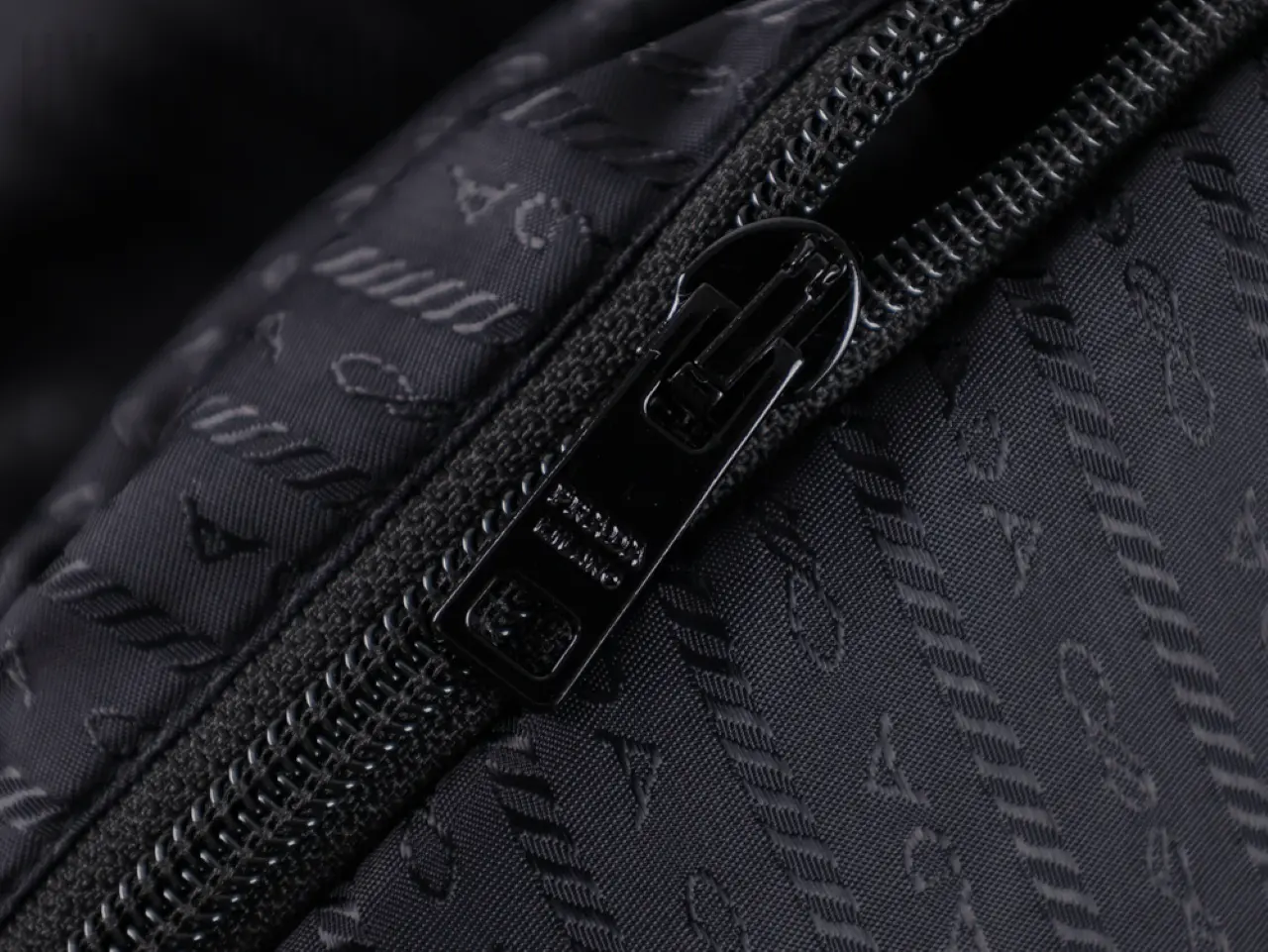 Black zipper