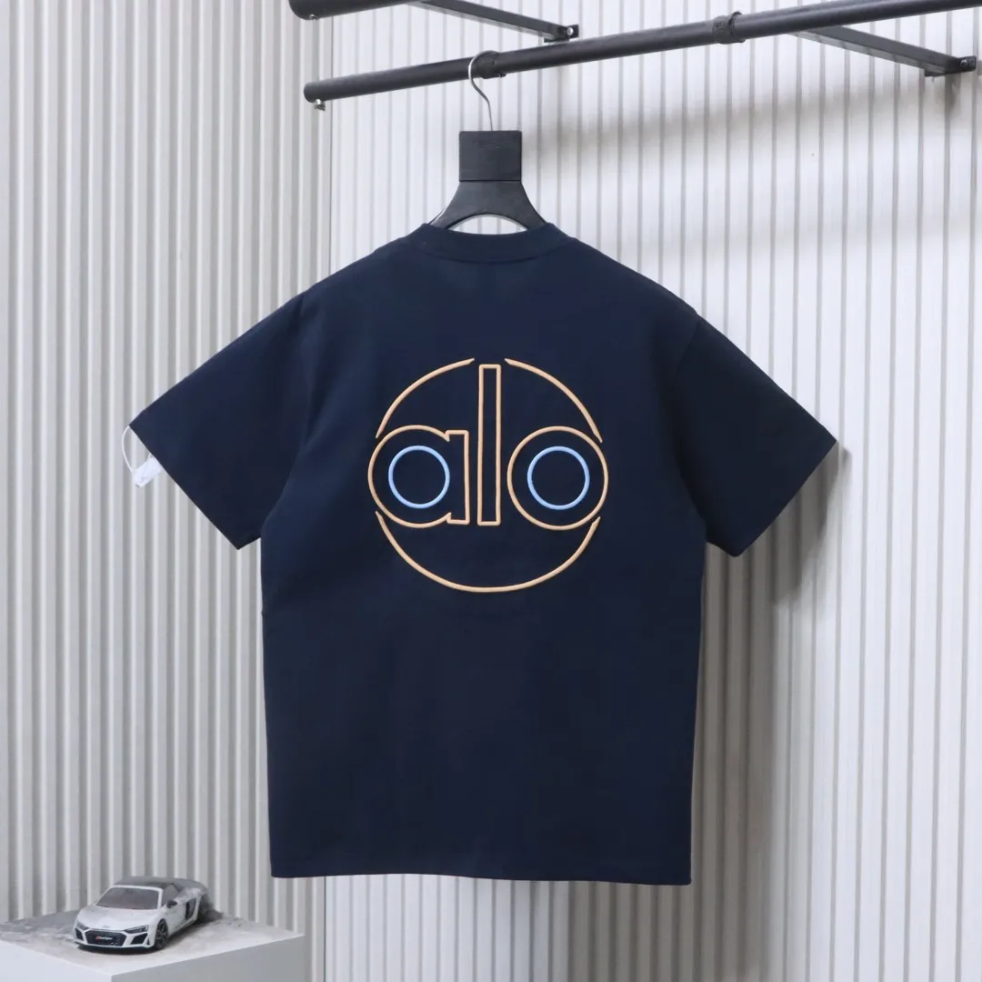 Back Color-Block Double-Sided Embroidered Logo T-Shirt
