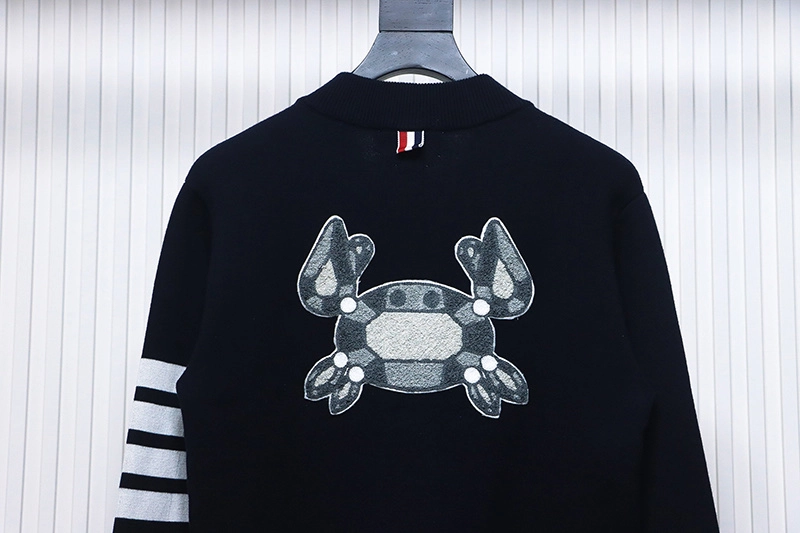 Crab Zipper Baseball Jacket