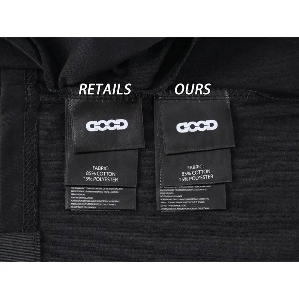 Washing Label Comparison Diagram