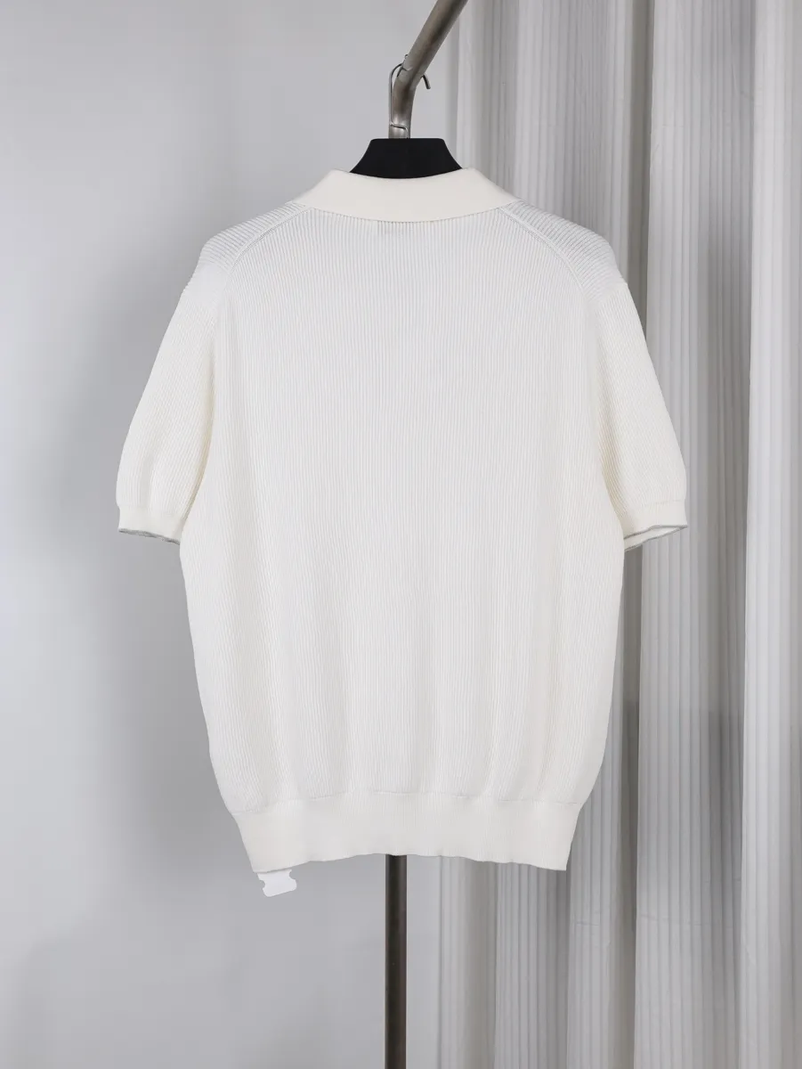 Back Seagull Neck Cotton Sweater