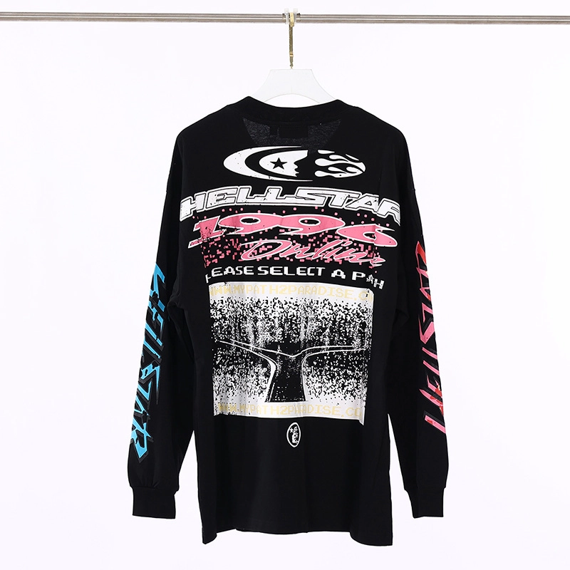 Hellstar Pixel Long-Sleeve Tee 'White'