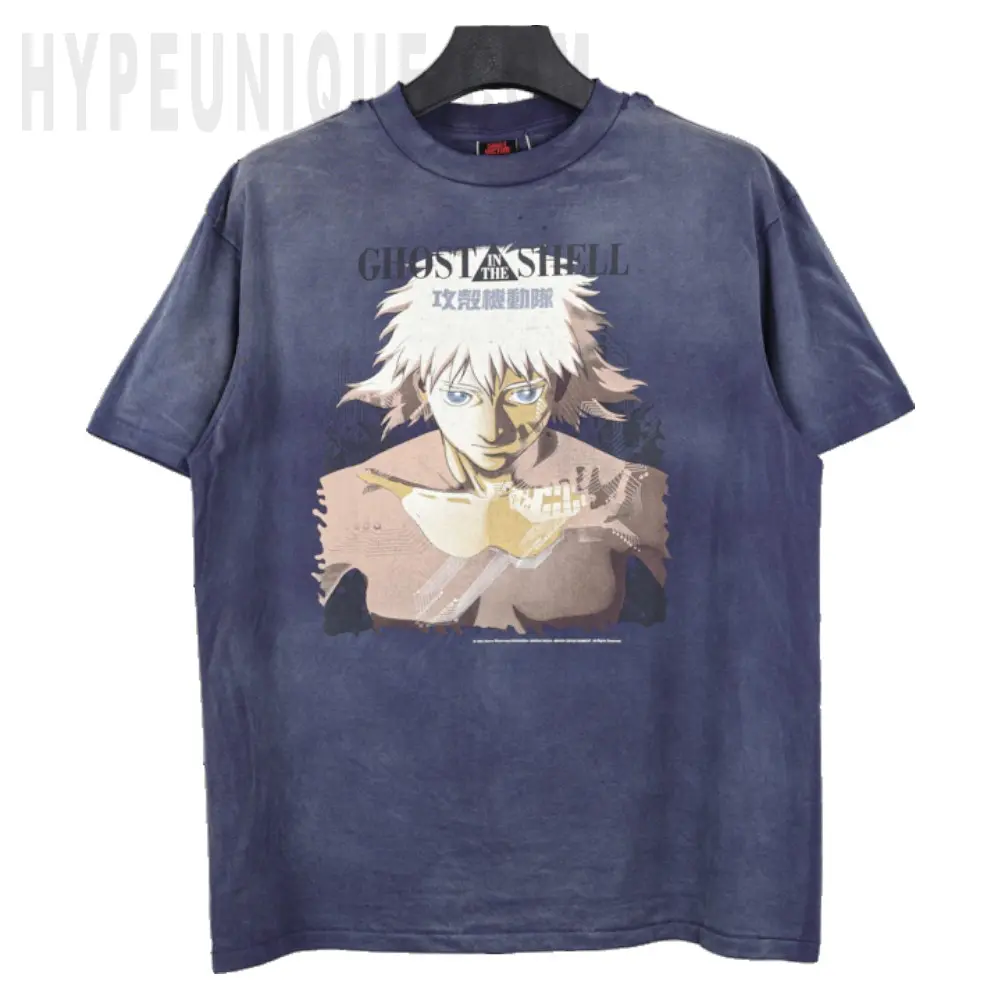 Saint Michael Ghost in the Shell Tee ‘Navy’