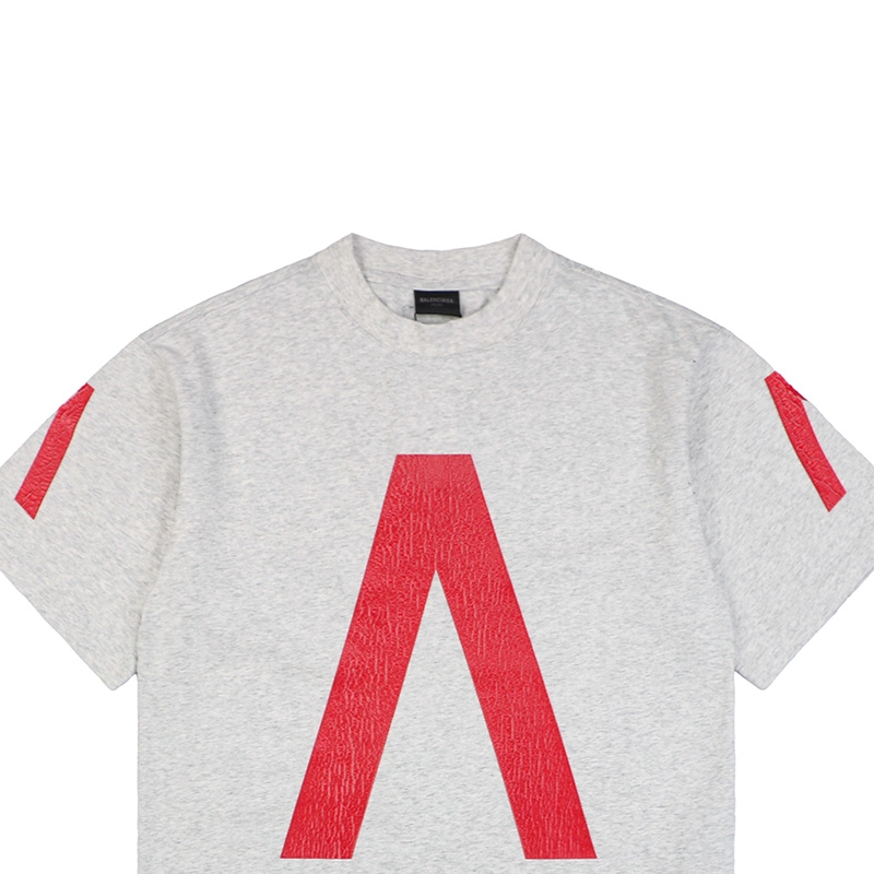 Balenciaga X Archive Inverted V Letter Music Print T-Shirt Reps
