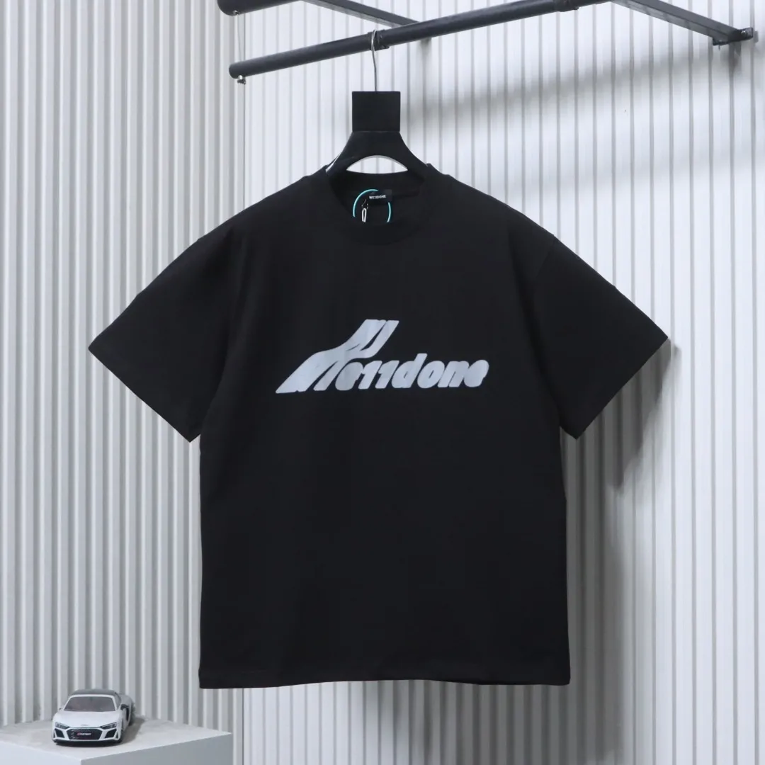 Well Done Online Data Style Simple Logo Letter Print T-Shirt