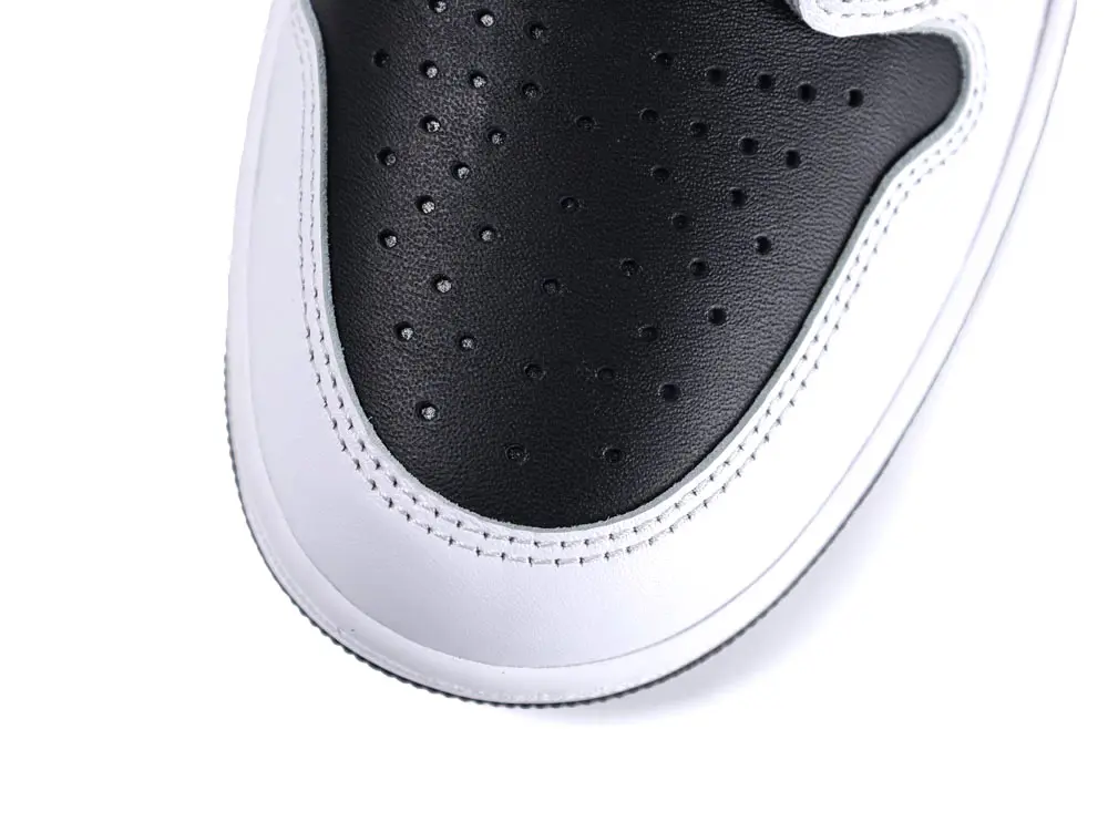 View from above the toe box