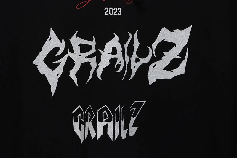 Grailz Lightning Letter Hoodie Reps