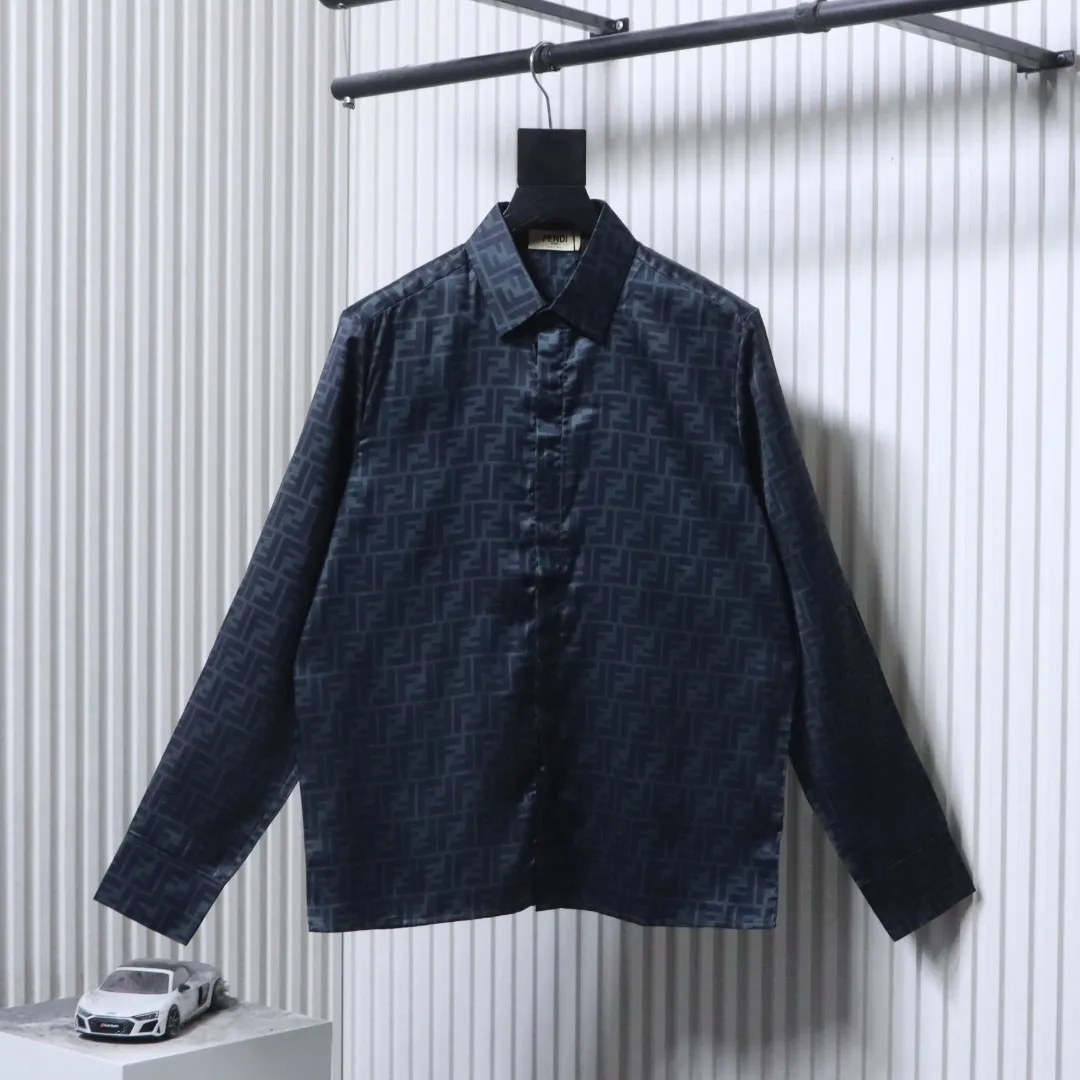 FF Monogram Jacquard Lyocell Shirt