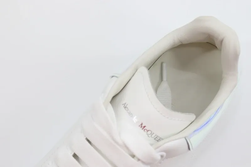 ALEXANDER MCQUEEN LEATHER PLATFORM TRAINERS SNEAKERS-LASER REPLICA