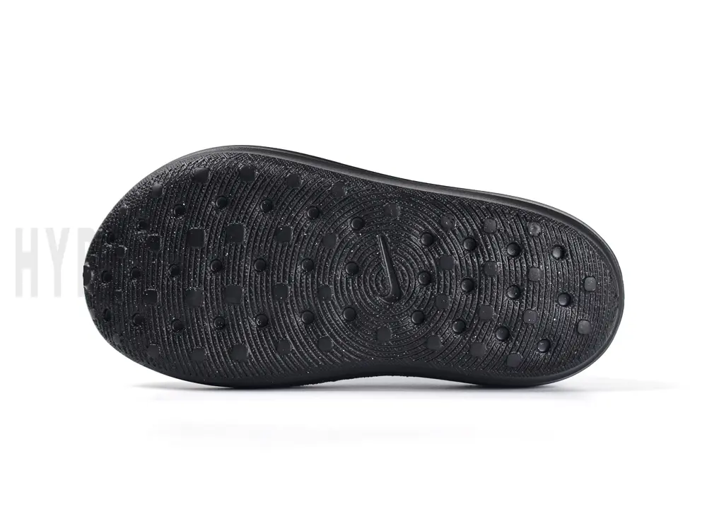 the black outsole