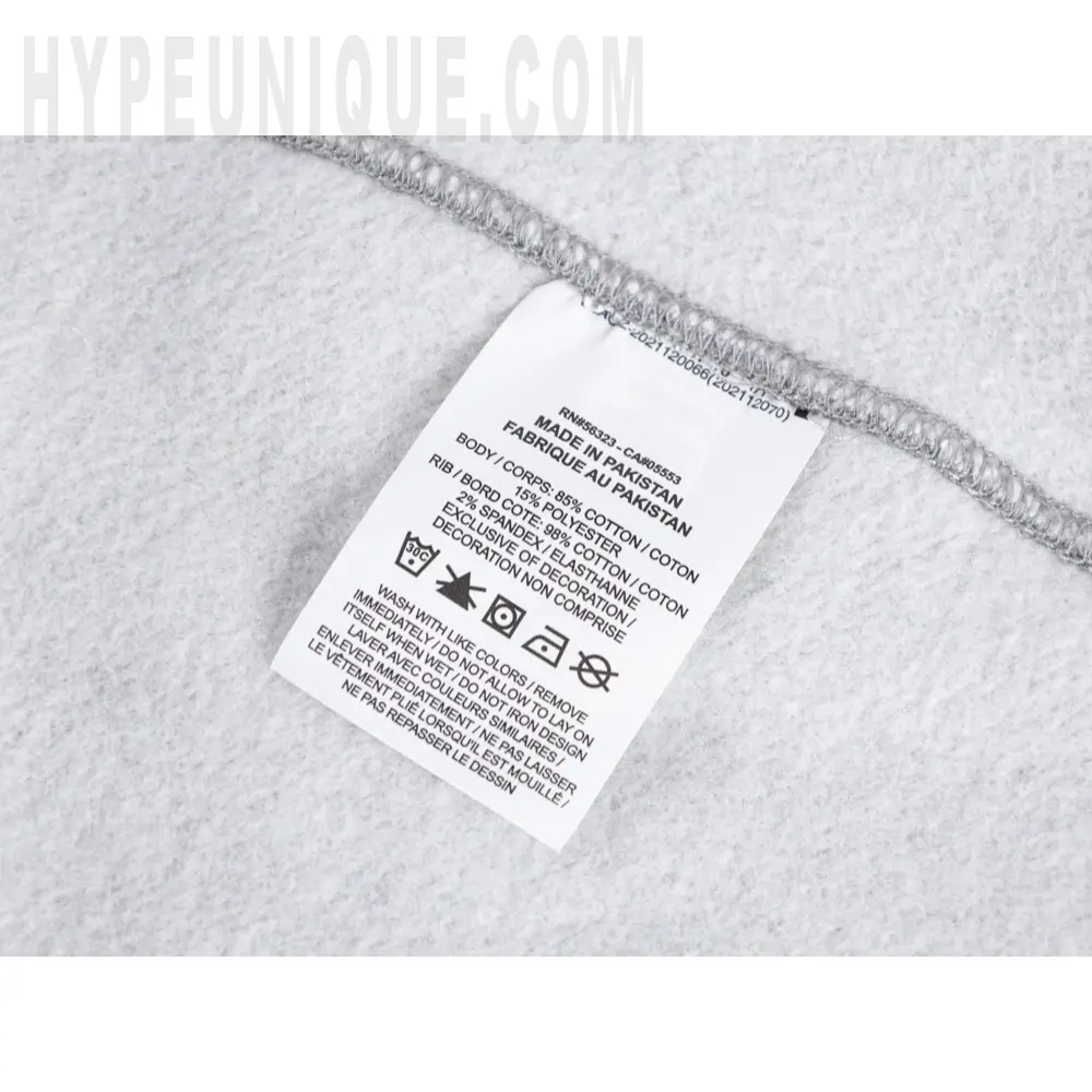 Wash Label