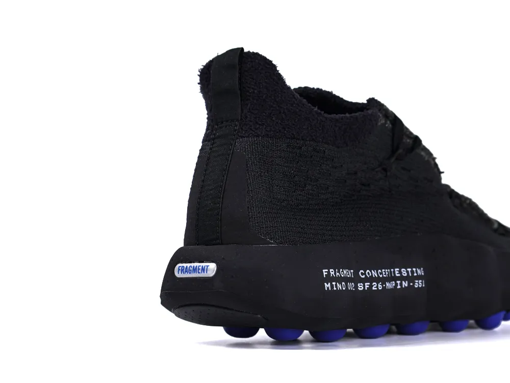 Fragment Design x Mind 002 Flyknit Black Back Toe Detail